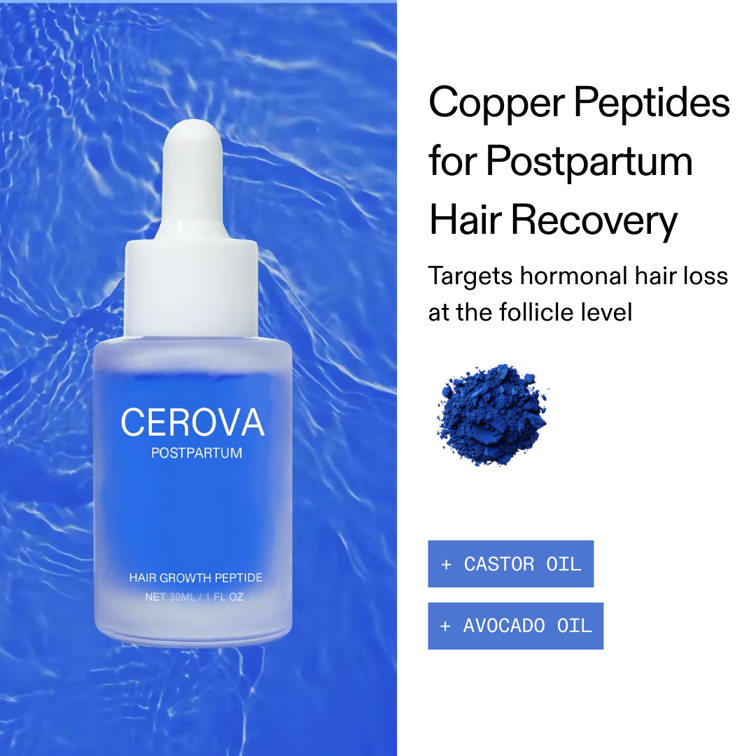 Copper Peptide Serum for Postpartum Hair Loss